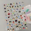 Adesivos de Arte para Unhas de Filhote Fofo Transfronteiriços Desenho Animado Criativo 3D Papelaria Lente de Celular Adesivos em Relevo 5D Modelo Ca