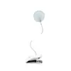 Puede ajustar el ángulo de la manguera de plástico alta y baja, atenuación de tres velocidades, luz LED recargable con clip, luz nocturna