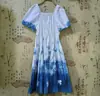 Falda Característica Dali, Vestido Suspendido Dulce Estilo Étnico Hecho a Mano, Nuevo Casual de Verano Teñido Anudado en la Cintura y Otros