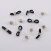 Cadena para gafas de material con cuentas DIY, cuerda para gafas, anillo antideslizante de silicona, accesorios para gafas ajustables, color blanco K, primavera