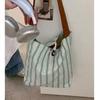 2024 Bolso de Axila Nicho Bolso de Hombro Nuevo de Alta Calidad Combinable de Gran Capacidad Tote Bolso Balde con Raya Orquídea