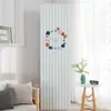 Funda de aire acondicionado vertical de cobertura total, a prueba de polvo y resistente al sol, funda de tela elástica con estampado de plantas verdes, para protección de aire acondicionado de gabinete de sala de estar en casa
