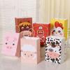 Cajas de Regalo Temáticas de Animales Nuevos Transfronterizas, Bolsas de Papel Kraft, Cajas de Regalo para Empaque de Joyería al por Mayor Listas para Enviar