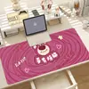 Mouse Pad Desenho Menina Urso Morango Tapete Grande para Mesa de Computador Tapete de Jogo Borda Antiderrapante Trava de Borda Espessado Tapete de Mesa para E-sports