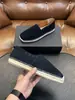 Mocasines de lona retro británica de ante KT slip-on transpirables ligeros zapatos casuales para hombre para el uso diario