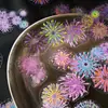 Saco de adesivos PET de espuma matinal série flor deslumbrante tema fogos de artifício românticos material de decoração para diário 30