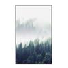 Explosões Transfronteiriças da Amazon Pintura em Tela Floresta Nebulosa Pássaro Pintura Tripla Pintura Decorativa para Sala de Estar Estilo Nórdico Núcleo Sem Moldura
