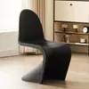 Silla Dong Chair Estilo Forma Irregular de Moda Silla de Comedor Creativa Silla Acrílica Hogar Moderno Simple Respaldo Taburete de Maquillaje Diseño