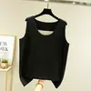 Chaleco Térmico Sin Costuras para Hombre Doble Cara de Terciopelo Engrosado Calentador Ropa Interior Nueva de Invierno Sin Mangas Cuello Redondo