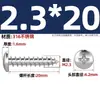 Tornillos Autorroscantes de Acero Inoxidable 316, Cabeza Redonda Cruz, Tornillos para Madera Cabeza Plana Extendida, Cabeza Grande, Mm2M3M4M5M6