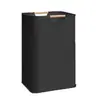 Cesta de Lavandería Plegable Grande Penghui para Uso Doméstico, Cesto de Lavandería Moderno Simple de Poliéster, Cesta Plegable para Ropa Sucia