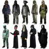 Casa Embrujada Disfraz de Terror Zombie Atuendo Broma de Sala de Escape Disfraz de Miedo Accesorios para Fiesta de Halloween