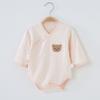 Ropa para recién nacido Primavera y Otoño manga larga funda para hombre y mujer pelele de bebé sin huesos fondo triángulo mameluco pijama