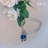 Agita el mismo brazalete que cambia de color sensible a la temperatura para amigas, regalo de joyería para fiesta de amigas, diseño senior femenino