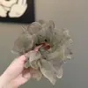 Accesorios para el Cabello Estilo Nuevo 2026, Lujo Ligero, Modernos y de Moda, Goma para el Cabello de Cristal con Gradiente de Malla, Accesorio Versátil para el Cabello