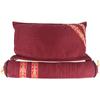 Almohada cervical de ajenjo personalizada protección para el cuello desmontable hoja de ajenjo cilíndrica inflable almohada de ajenjo algodón lino hogar almohada unida
