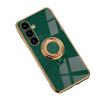 Para Samsung A54 5G capa de telefone de anel 6d capa de telefone de carro de atração magnética A34 capa protetora com tudo incluído galvanoplastia