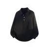 Estilo Old Money para Hombre Colección Otoño/Invierno 2026: Suéter de punto versátil, cómodo y cálido, de corte relajado, con cuello camisero
