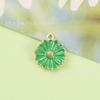 Colección de Aceite de Gota de Girasol Accesorios de Aleación de Girasol Aretes de Flor Pequeña Pulsera Collar Producción DIY