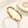 Venda Direta da Fábrica Pulseira de Aço Inoxidável com Inlays de Diamante para Mulheres Pulseira de Alta Qualidade Cheia de Estrelas Venda Quente Transfronteiriça Joias para Casal Atacado