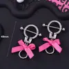 Anillos para Pezones de Acero Inoxidable Más Vendidos Transfronterizos, Anillos para Pezones de Pastel de Helado, Esposas de Rosa, Clavos para Pezones, Comercio Exterior Europeo y Americano