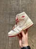 Zapatos Originales Aj para Hombre con Cara de Fantasma y Swoosh Invertido, Tenis de Caña Alta para Primavera y Otoño para Parejas, Zapatos Deportivos Aj1, Zapatos de Baloncesto, Zapatos para Mujer