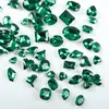 Popular Esmeralda Punta Inferior Manicura Forma Especial Diamante Multifacético Amor Hacha Super Brillante Versátil Uña Diamante Joyería Al Por Mayor