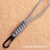 Cordão de chaveiro YK26 Cordão de guarda-chuva de 7 núcleos, fivela de certificado com cordão de pescoço e peito