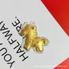 Llavero de Cuentas de Agua Riqueza Accesorio Zodiaco Caballo Colgante Personalizable Venta al por Mayor Año del Caballo Año Nuevo Pequeño Regalo
