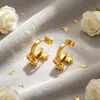 Aretes de oro de arena vietnamita incrustados con diamantes con borla en forma de C y corazón para mujer, estilo europeo y americano, aretes de estrella de imitación de oro, fuente de color duradero