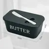 Caja de Mantequilla Popular Transfronteriza de Gran Capacidad Polipropileno de Grado Alimenticio Caja de Queso Caja de Almacenamiento de Mantequilla para Refrigerador con Cuchillo Caja de Mantequilla