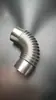 Tubo de Humo para Estufa de Pellets Diámetro 8cm Manguera Telescópica Chimenea de Estufa 80 Tubo de Escape Codo de Acero Inoxidable