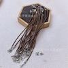 Accesorios de joyería hechos a mano con hilo de cera de Corea del Sur, hebilla de langosta, collar, cuerda, colgante de cuentas, material