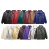 Venta al por mayor Otoño 2026 Nuevo Estilo Europeo y Americano Ropa para Mujer Color Sólido Cuello Alto Chaqueta Holgada 7566