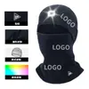 Capucha Personalizada para Ciclo Térmico y Iluminación Transfronteriza para Ciclismo y Carrera Nocturna al Aire Libre, Protección Facial a Prueba de Frío, Mascarilla Integrada a Prueba de Viento