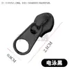 Puxador de zíper curto Não. 5 estilo europeu, curto, espessado, com cordão, rosca invertida, para bolsas, jaquetas, bolsas de exterior, tamanho grande 5 # Puxador