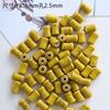 Cuentas de cerámica diy material para abalorios accesorios cuentas sueltas bambú estudiante femenina niños pulsera tejida collar cuentas bambú