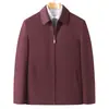 Chaqueta con Solapa Papá Tallas Grandes Más Gordo Tallas Grandes Chaqueta para Hombres de Mediana Edad y Mayores Chico Gordo Extra Grande Ropa Casual Estilo de Negocios