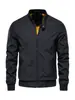 Nova Jaqueta Casual Fina da Moda Europeia e Americana Outonal Jaqueta Outerwear Tops Masculinos Jaqueta Homem