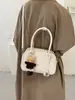 Bolsa de concha para bolos para mujer, estilo retro simple de nicho, bandolera simple, bolsa de axila, bolsa cruzada estilo viaje y desplazamiento