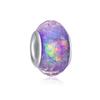 Panjia Transfronteiriço Prata Flor Contas Pulseira Colar Cordão de Couro Acessórios DIY Moda Atacado Amazon Fofo