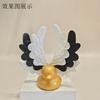 No. 8 accesorios de tela de pato material para manualidades Alas moño sombrero mágico babero decoraciones de juguetes