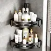 Estante de Almacenamiento para Baño sin Taladro Triángulo Montado en Pared para Inodoro Lavabo Estante de Almacenamiento para Baño