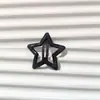 Pasador de Estrella de Dopamina Y2K Lindo para Niña Estrella de Cinco Puntas Pasador de Cabello Color Caramelo Ins Clip BB Clip para Flequillo
