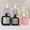 Botella de Relleno para Viaje de Gran Capacidad Champú Gel de Ducha Transparente Tipo Bomba Botella de Relleno para Gel Hidroalcohólico