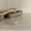 Collar de Bola de Capullo Geométrico para Mujer Verano Diseño Simple Cadena para Clavícula Nicho Estilo Frío de Verano Joyería Simple