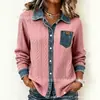 2026 Comércio Exterior Transfronteiriço Amazon Site Independente Moda Feminina de Verão Camisa de Manga Longa com Estampa Xadrez Roupas Femininas