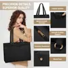 Maleta Personalizada Prática Armazenamento Personalizado Bolsa de Negócios para Escritório Bolsa para Computador Tote Bolsa de Ombro Portátil para Mulheres com Bom Visual