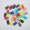 Suministro en Stock de Hebillas de Presión Pequeñas de Colores de 1 cm, Hebillas de Plástico Ajustables, Pulseras para Exteriores, Hebillas de Presión Pequeñas de Colores de 10 mm