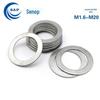 304 aço inoxidável pequena lavadora plana de metal anti-afrouxamento pequeno meson parafuso junta redonda M1.6M2M2.5M3M3.5M20